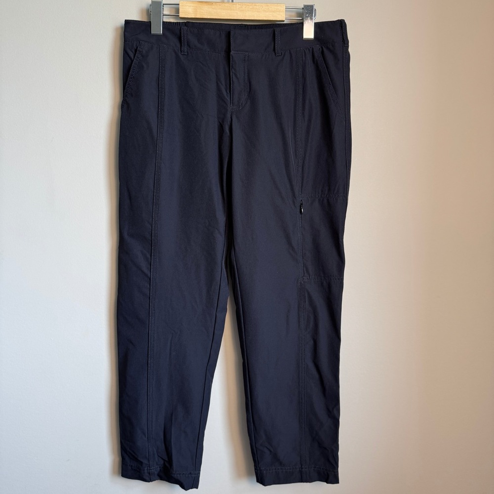 Kirkland Womens Nylon Travel Pants Black Size 4 Hiking Outdoors Crop‎ Stretch
